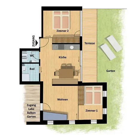Giatla Hof Der Alfenalm - Am Berg شقة انرفلغراتن